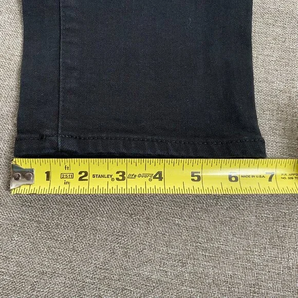 Talbots PETITE Flawless Straight Leg Denim Jeans Women's 10P High Rise Black - Picture 12 of 14